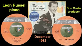 Trini Lopez "A-ME-RI-CA" RARE "Let It Be Known 1962 Leon Russell piano