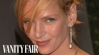 Uma Thurman - The Secrets to Her Unique Fashion & Style on Vanity Fair Hollywood Style Star