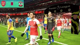 Arsenal vs Southampton - EPL 24 February 2019 Gameplay