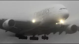 EXTREME WET WEATHER | Heavy Aircraft Landing & Taking off during Melbourne's SUPER STORMS