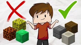 Top 10 BEST and WORST blocks in Minecraft for Building Houses