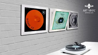 Music Speakers - Art Vinyl , Play & Display , Record Frame , Flip Frames, Best Record Frame
