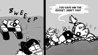 NEVER give bastion the rocket! (overwatch comic dubs)