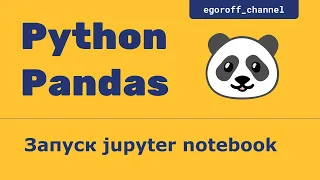 Анализ данных с помощью Pandas. Запуск jupyter notebook. Jupyter notebook не отрывает браузер