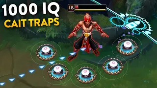 PERFECT CAITLYN TRAPS (1000 IQ Bait, Predictions, One Shot Combos...)