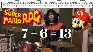 How to drum in 13/8 (Mario RPG)