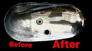 Chrome polish //all aluminium parts in 20 minutes just 20 rupees only 100%work #madanimateen