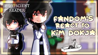 Fandom's react to Kim Dokja [1/3] | ft. orv | read pls description | snowflake