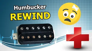 Broken Humbucker Diagnosis + Rewind