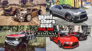 Customizing & Testing Every Unreleased Car | The Criminal Enterprises DLC - GTA 5 Online