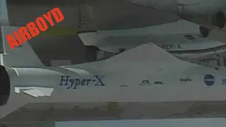 X-43A Scramjet B-52 Takeoff And Launch (2004)