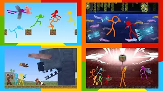 Animation vs. Minecraft Eps 22, 23, 24, 25 by Alan Becker (Synced)