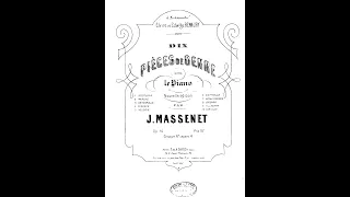 10 Pièces de genre Op.10 By Jules Massenet (with Score)