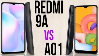 Redmi 9A vs A01 (Comparativo)