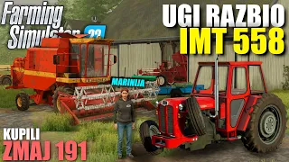 UGI RAZLOMIO IMT 558, NOVI KOMBAJN !! - Staro Imanje EP11 w/Marinija