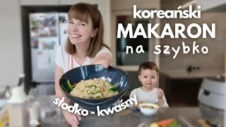 Słodko-kwaśny makaron na szybko - KOREAŃSKI MAKARON - idealny na majówkę!