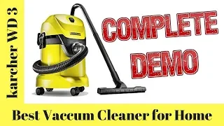 Complete Demo  of Karcher WD3 Vacuum Cleaner in Hindi
