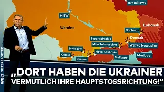 PUTINS KRIEG: Gegenoffensive! "Dort haben die Ukrainer vermutlich ihre Hauptstoßrichtung!"