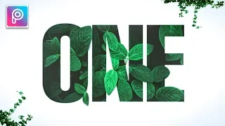 Cara Membuat Desain Text Typography Daun di PicsArt - #PicsArtTutorial