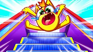 Magic Stairs Song | Escalator Funny Kids Songs by Baby Zoo