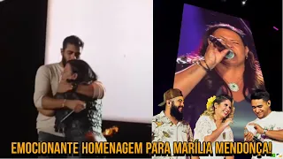 Henrique e Juliano prestam homenagem para Marília Mendonça!