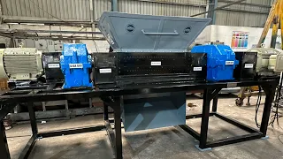 Cement Bags Twin Shaft Shredder #shreddingmachine  #industrialshredder