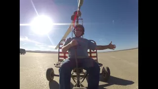 Richard on the Gyro Glider