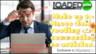 Loadedpulse review | earn money reading articles and leaving comments on them 🤔