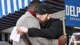 Eminem's Emotional Speech At 50 Cent's Hollywood Walk Of Fame Ceremony (Multicam Video)