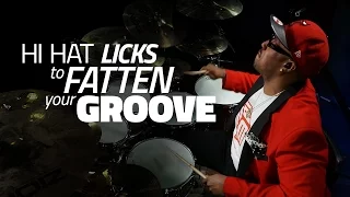 Eric Moore: Hi Hat Licks That Fatten Up Your Groove - Drum Lesson (Drumeo)