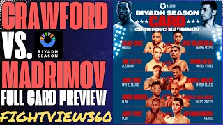 LIVE: Crawford Madrimov FULL Card Preview! Tszyu vs Ortiz Jr ADDED! Ryan Garcia Haney WRAP UP!