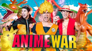 ANIME WAR | Dragon Ball, Naruto, One Piece| BATALLA ÉPICA DE ANIME | Changovisión