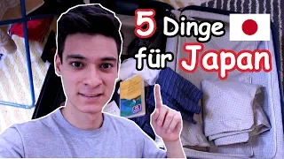 5 Dinge, die DU nach Japan mitnehmen solltest!