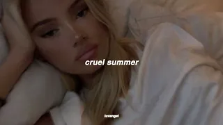 cruel summer - taylor swift | slowed n reverb