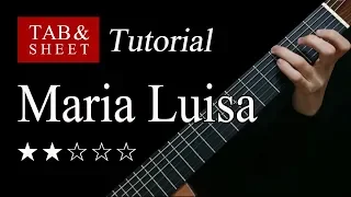 Maria Luisa - Guitar Lesson + TAB