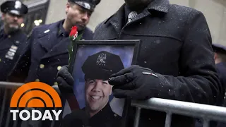 Emotional Funeral Held For Jason Rivera, NYPD Officer Killed In The Line Of Duty