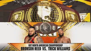 BRONSON REED VS TRICK WILLIAMS (C). NXT N.A CHAMPIONSHIP. WWE 2K24. TQSVERSE