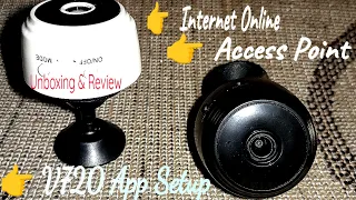 A9 Camera Review | Connect to V720 | Internet Online | Access Point 📱