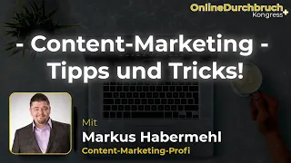 Content Marketing Deutsch ➡ Live-Call mit Markus Habermehl - OnlineDurchbruch Kongress+