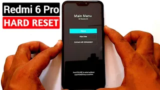 Redmi 6 Pro (M1805D1SI) Hard Reset |Pattern Unlock |Factory Reset Easy Trick With Keys