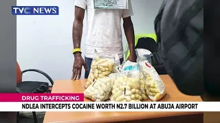 NDLEA Intercepts Cocaine Worth N2.7B At Abuja Airport