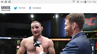 Is Sean Strickland Trying to Pull a Colby Covington Saying "I'd love to kill someone in the ring"?