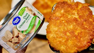 Easy & Cheesy Canned Chicken Patties Recipe!