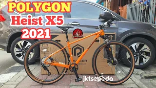 SEPEDA HYBRID URBAN CROSS POLYGON HEIST X5 2021