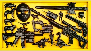 Membersihkan Nerf Sniper Rifle, Assault rifle, Shotgun AK47, Avengers, Mobil Mainan, Nerf gun EP 73