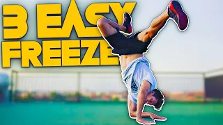 the first 3 EASY BREAK DANCE FREEZES you can learn