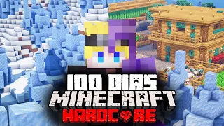 Sobreviví 100 días En Un Mundo de Hielo En Minecraft HARDCORE... Esto fue lo que pasó