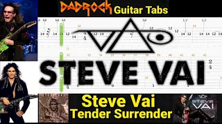 Tender Surrender - Steve Vai - Guitar + Bass TABS Lesson