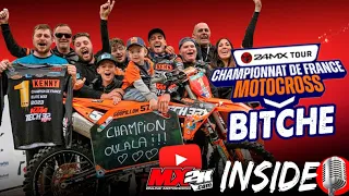 Championnat de France Motocross Elite round #5 BITCHE - Les sableux au rdv et Goupillon on fire 🔥