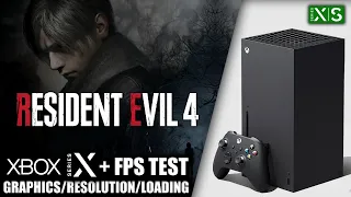 Resident Evil 4 Remake - Xbox Series X Gameplay + FPS Test